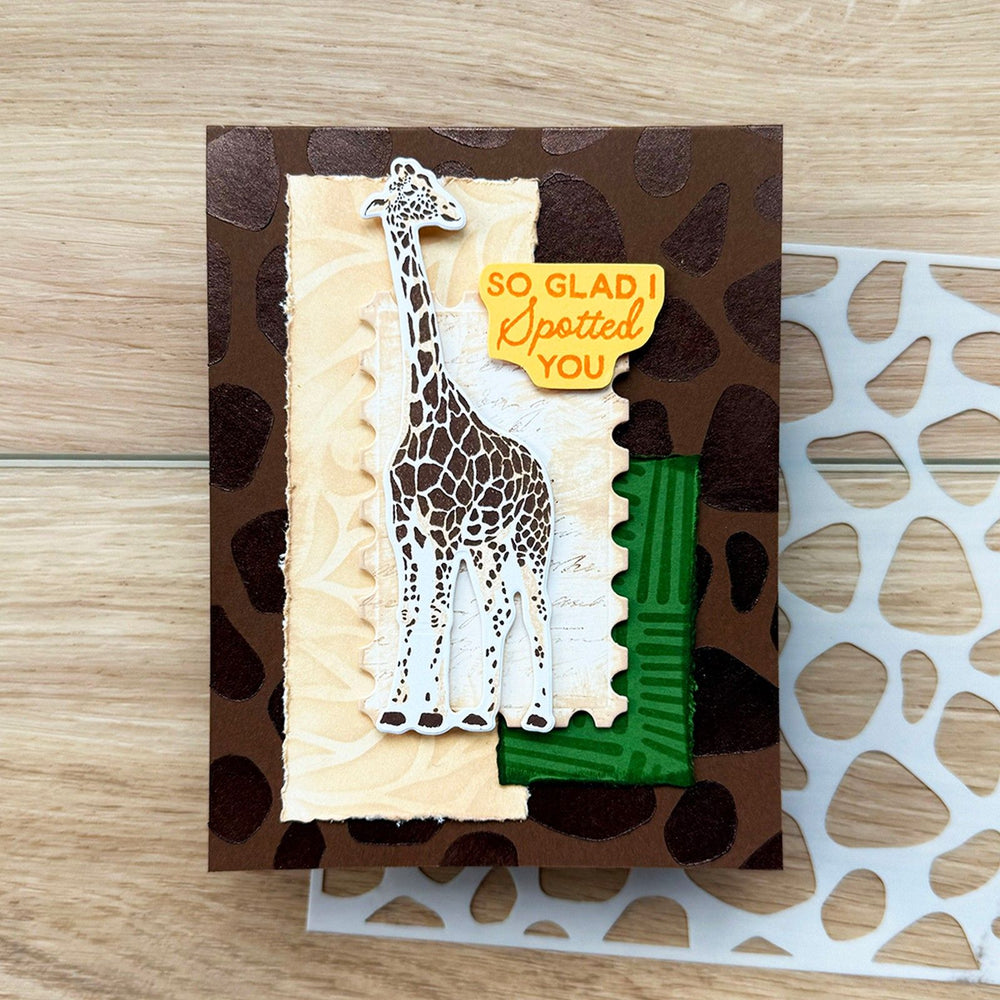 Ranger ink ranger • simon hurley create. stencils animal prints 2pcs