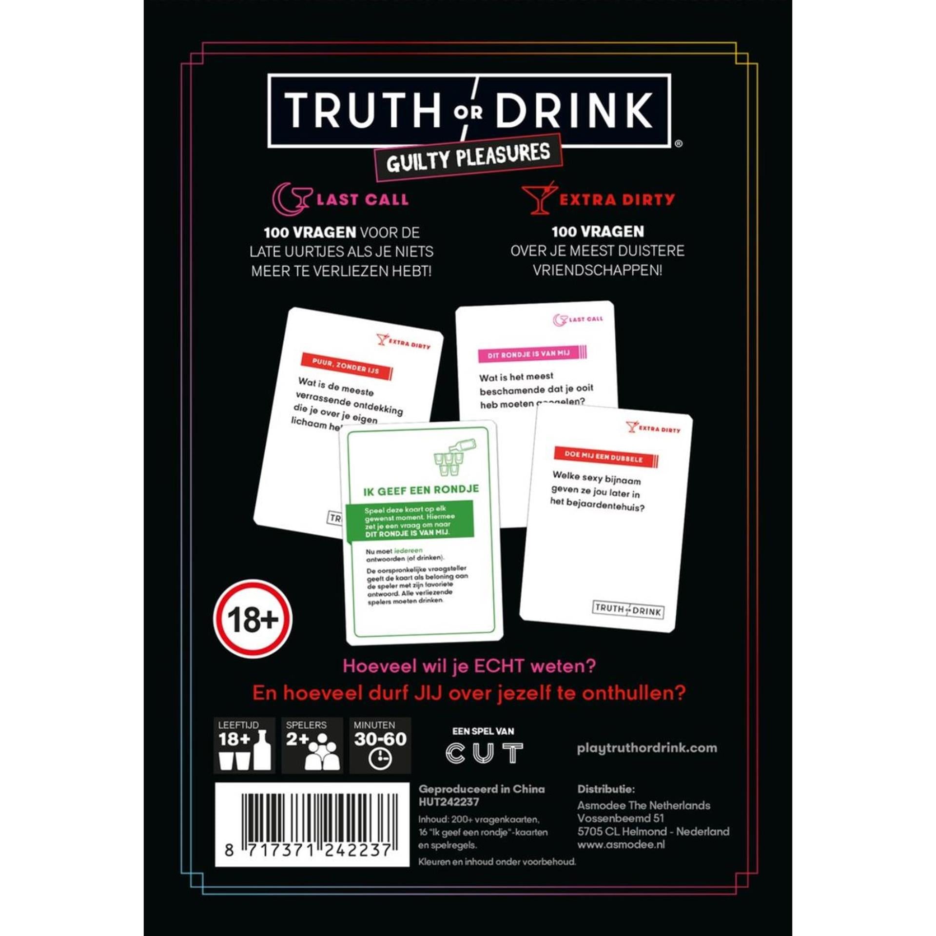 Truth or drink guilty pleasures spel