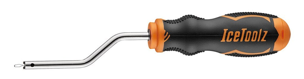 Verdraaibare spaaknippelsleutel IceToolz 12S5 voor hoge velgen