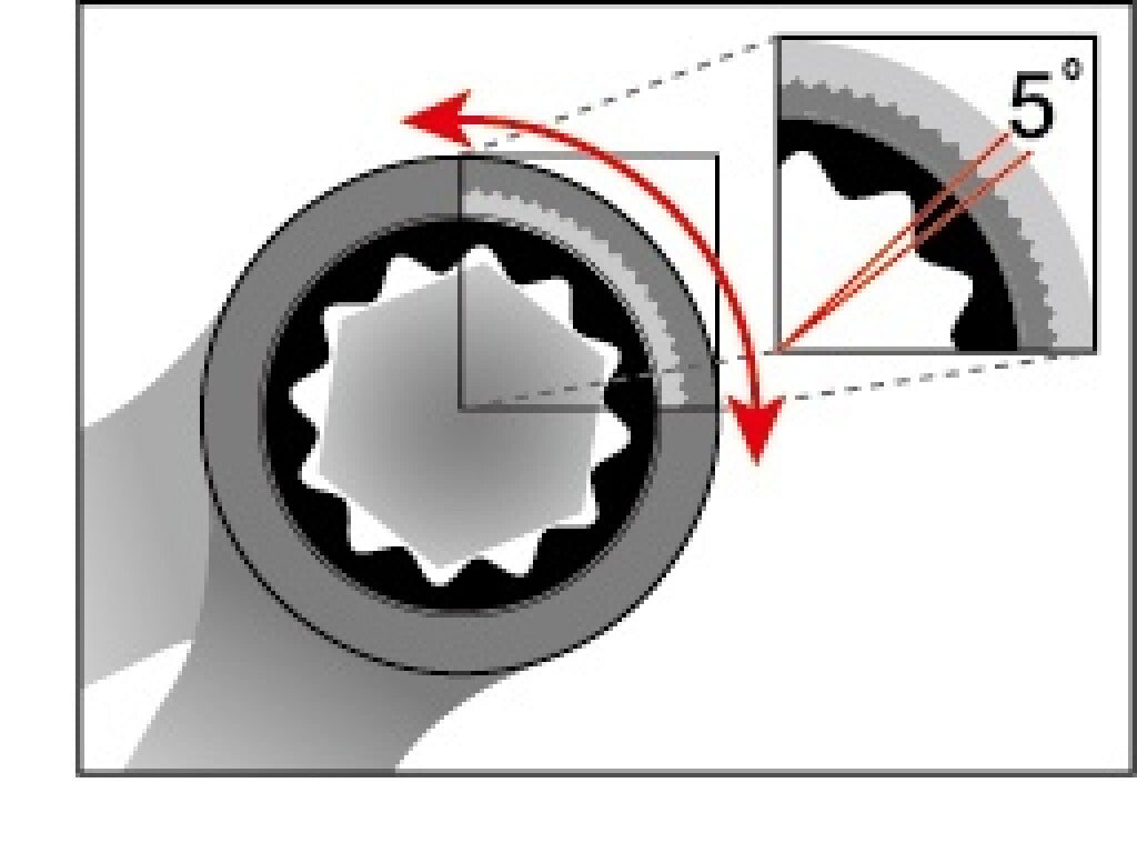 Steek-Ring-Ratelsleutel Icetoolz 8Mm