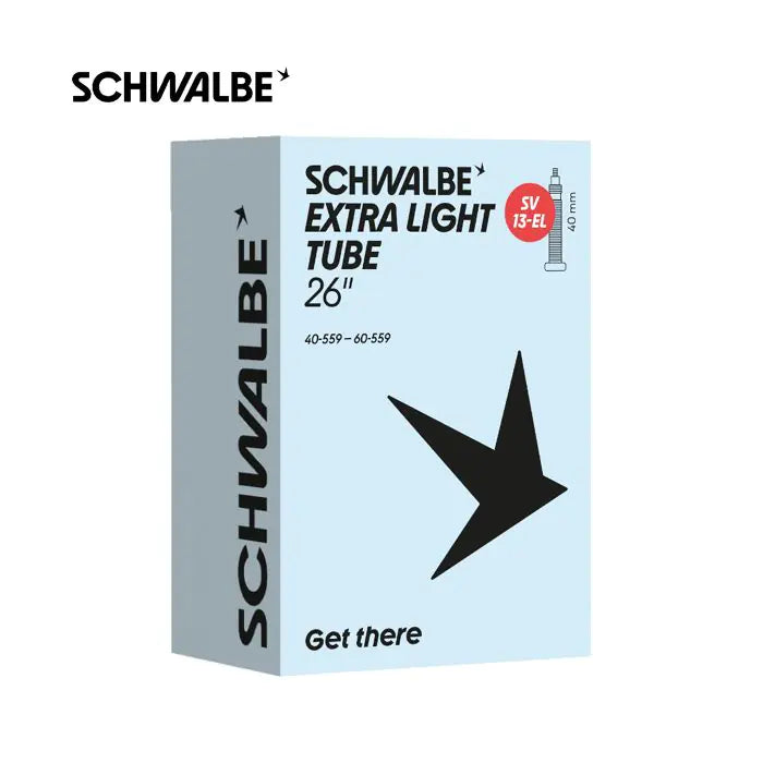 Schwalbe sv13-el extra light 26x1.50-2.35 (40 60-559) fv 40 mm 10463193 - voorheen sv14