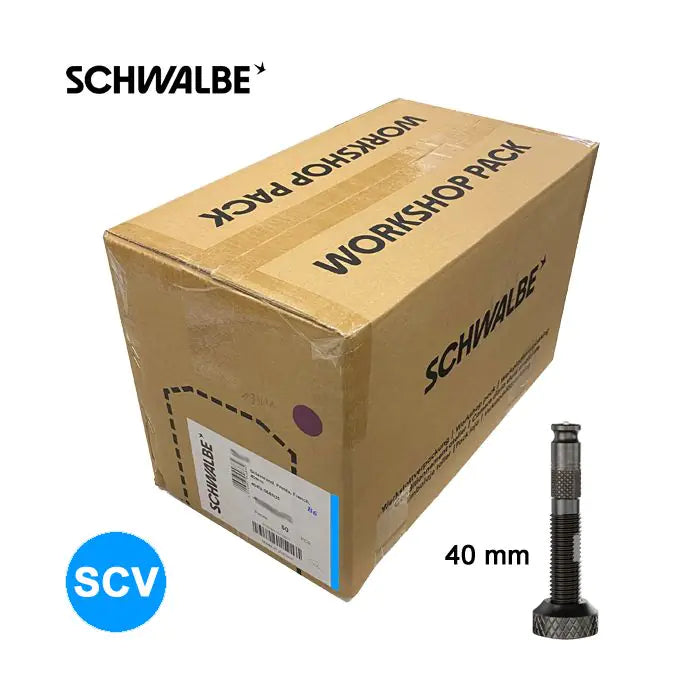 Schwalbe binnenband 40 62-584 635 scv19 click ventiel 40mm werkplaatsverpakking 50 stuks