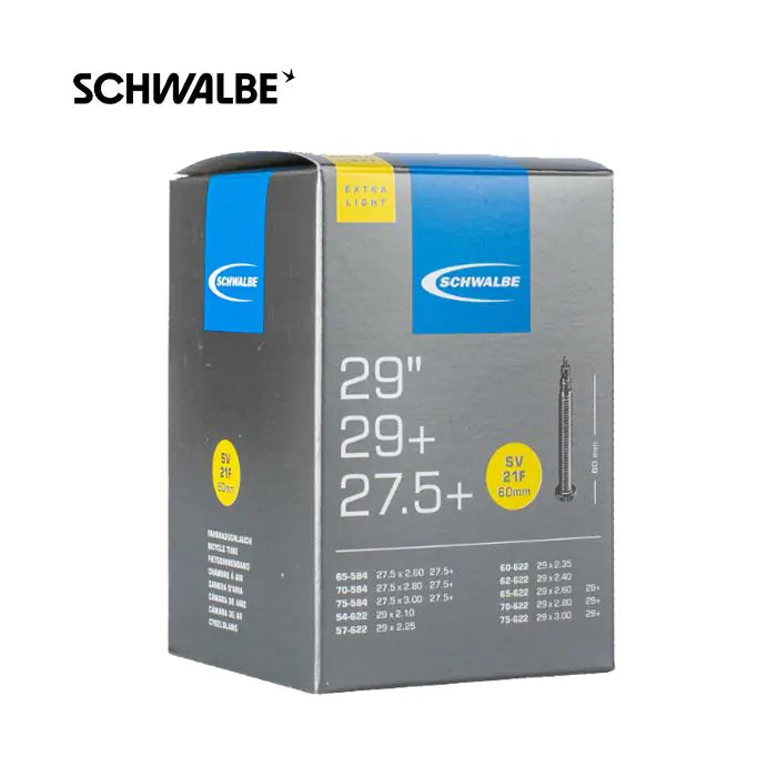 Schwalbe inner tube nr. 21f 27,5 extra light (sv60mm)