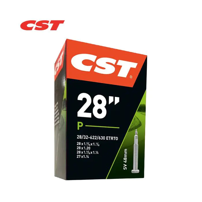 Chambre à air CST 28x1 5 8X 1 1 8, ETRTO 28 32-622 630, Valve Presta Frans 48mm