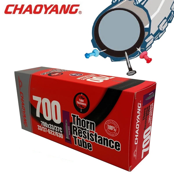 Chaoyang 28x1 5 8x1 3 8 (37 40-622) antilek 3,7 mm (thorn resistance) fv 48 mm y122508+3