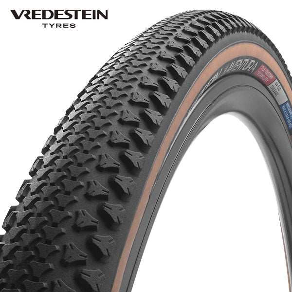 Vredestein - aventura tlr 700x44c zwart bruin