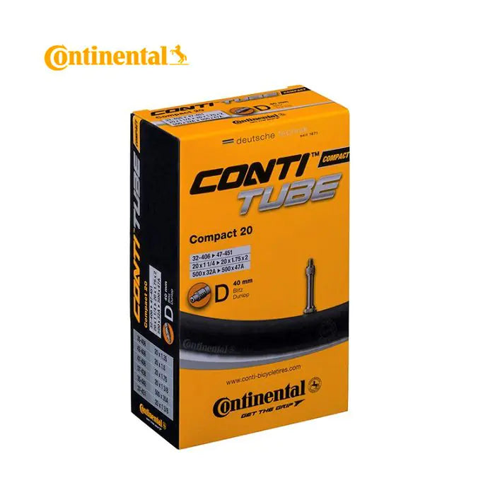 Chambre à air Continental 20 Compact - 32-406 -> 47-451 - Valve DV40mm