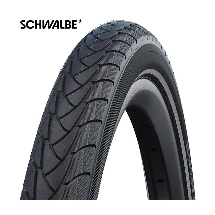 Schwalbe marathon plus - wired - addix - smartguard - 28x2.00 - black + reflex