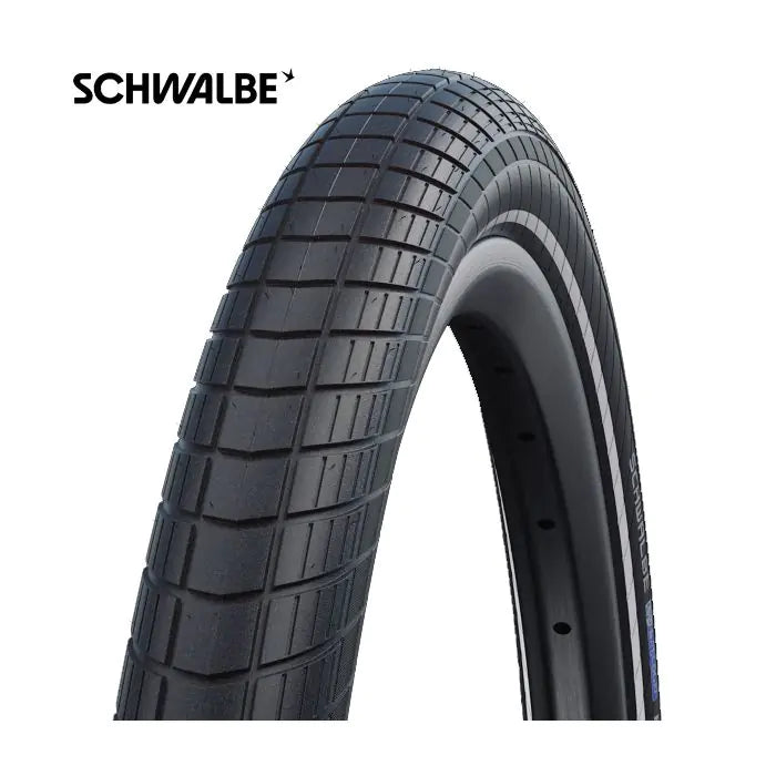 Pneu Schwalbe Big Apple K-Guard 26 x 2.15 55-559 mm - noir avec reflet