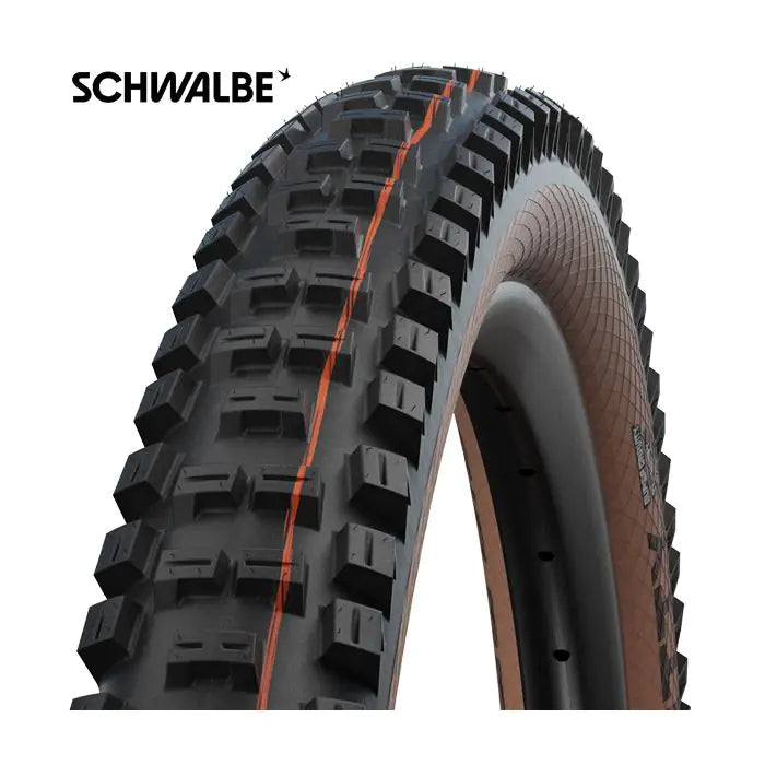 Schwalbe - big betty evo tle super gravity vouwband brons skin 27.5x2.40
