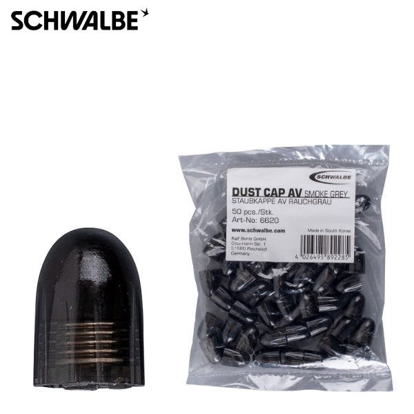 Schwalbe dust cap av smoke grey (bag of 50)