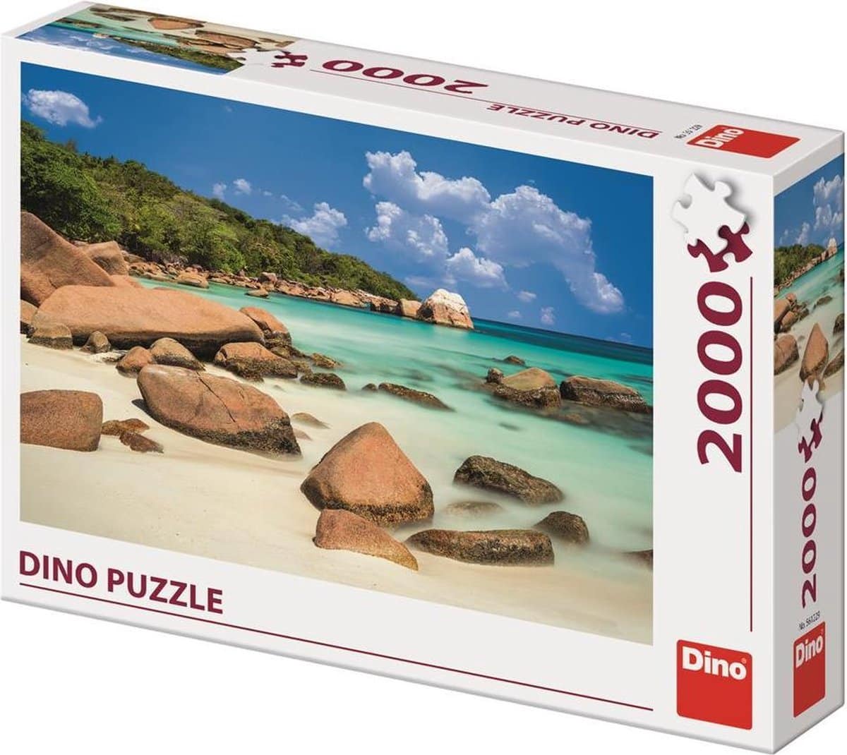 Dinotoys dino puzzel - praslin island seychelles - 2000 stukjes
