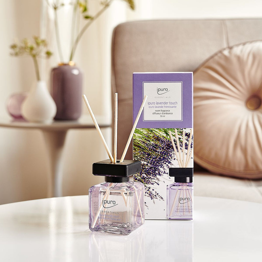 Ipuro 6 stuks geurdiffuser lavendel touch 50 ml