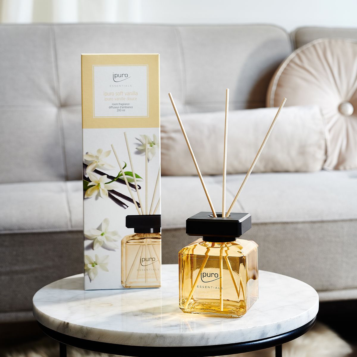 Ipuro geurverspreider zacht vanille 200 ml