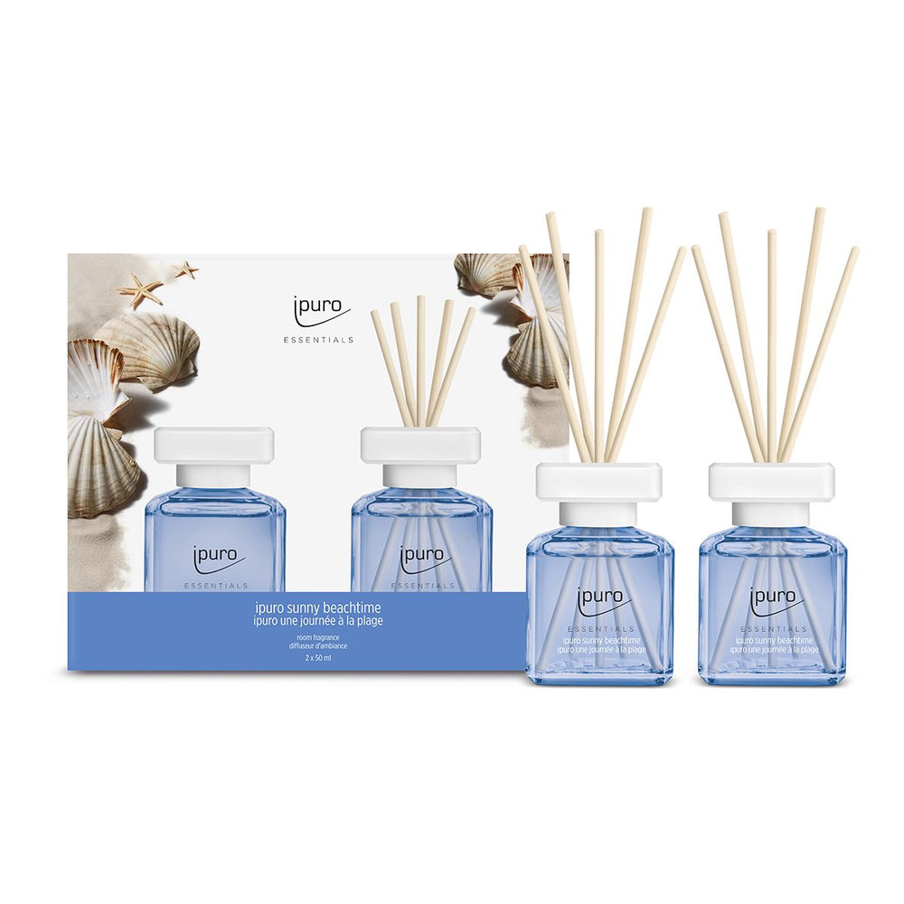 Ipuro geurverspreider zonnig strandtijd 2 x 50 ml
