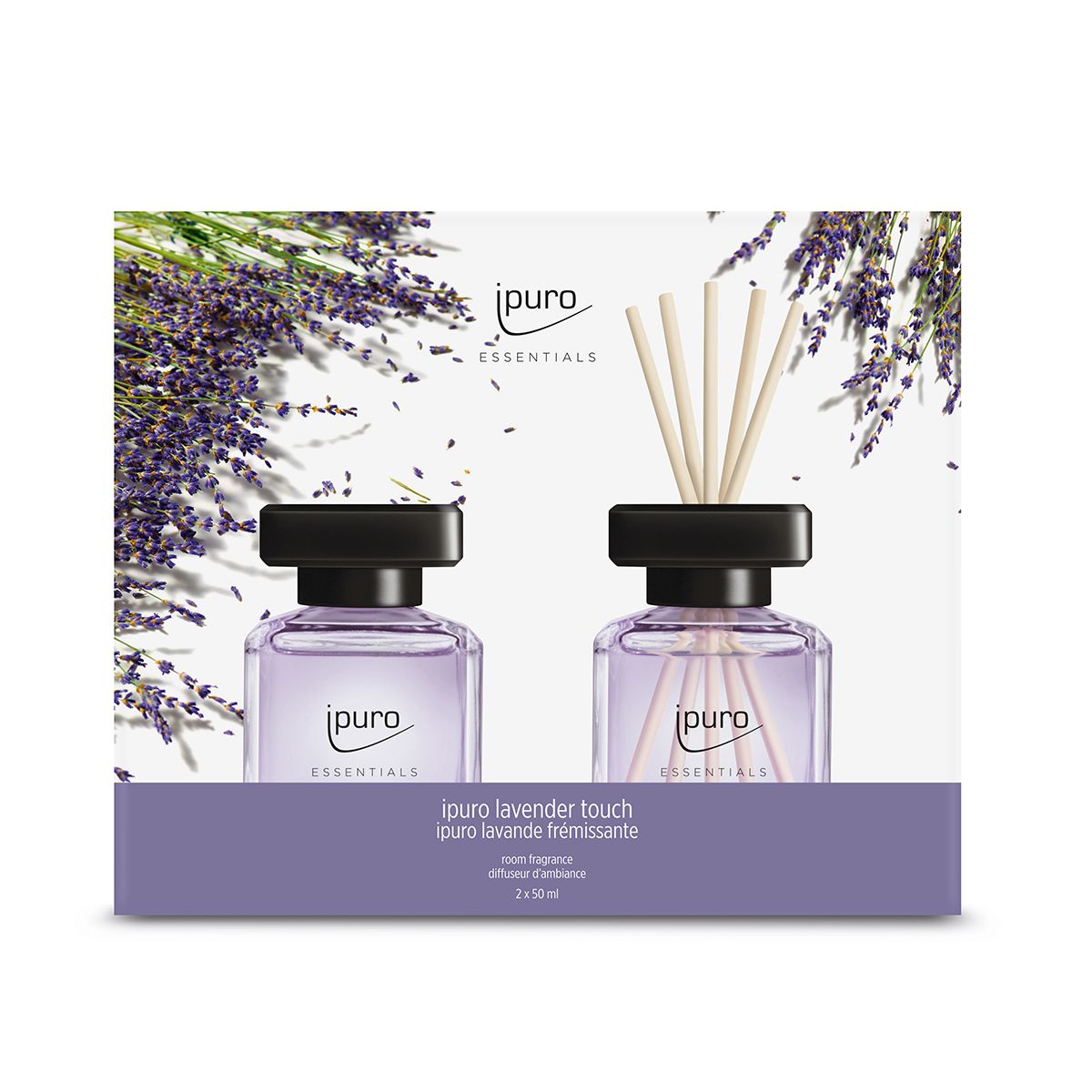 Ipuro geurverspreider lavendel touch 2 x 50 ml