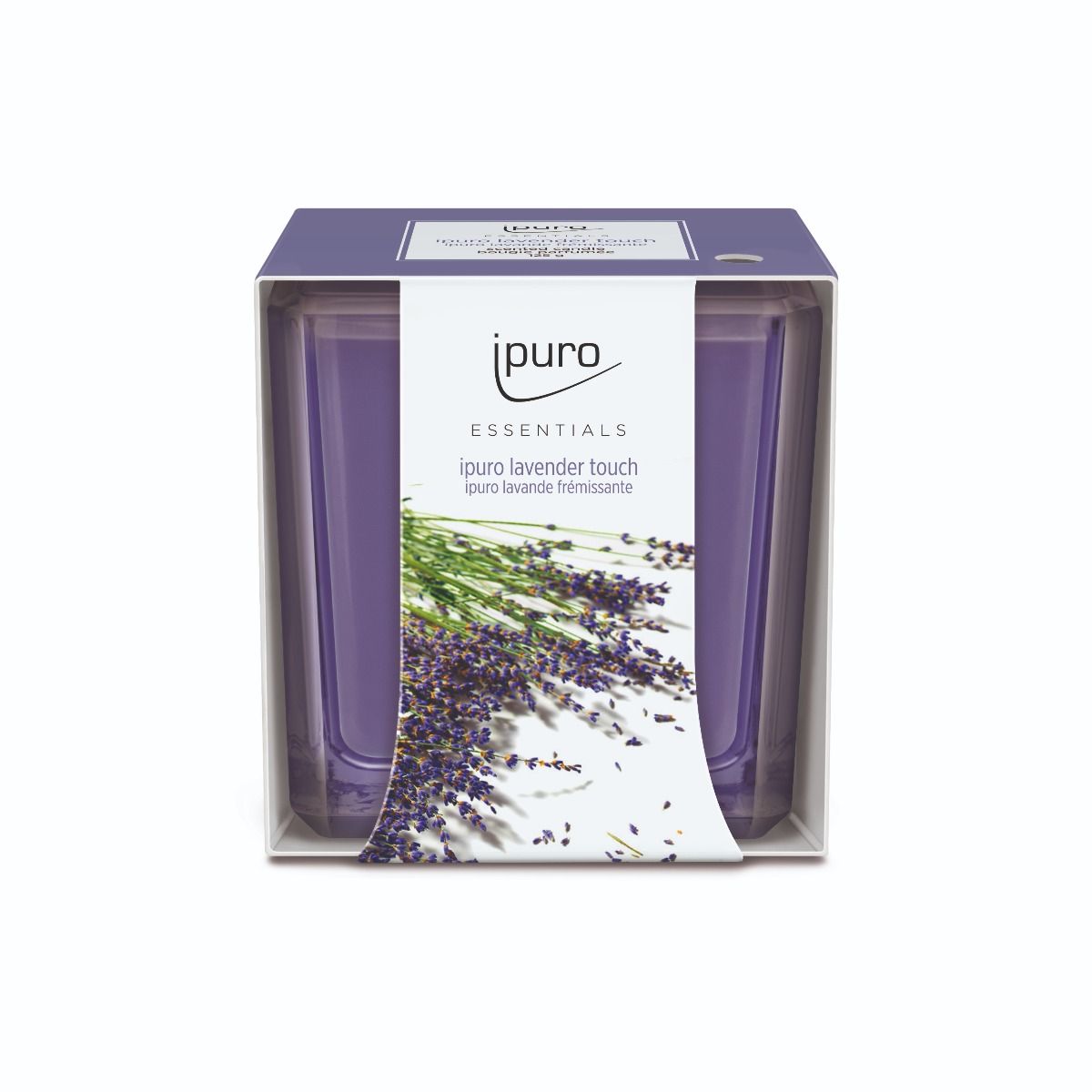 Ipuro geurkaars lavendel touch 125gr.