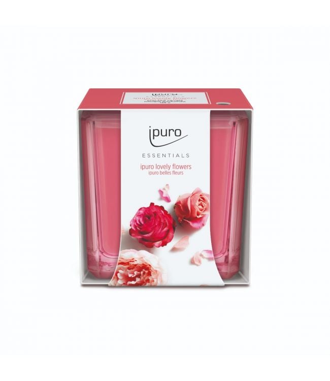 Ipuro geurkaars mooie bloemen 125gr.
