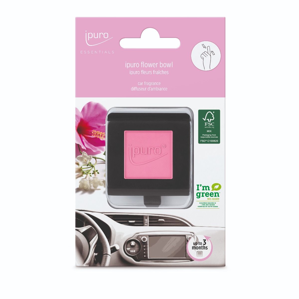 Ipuro autolijn bloemenschaal