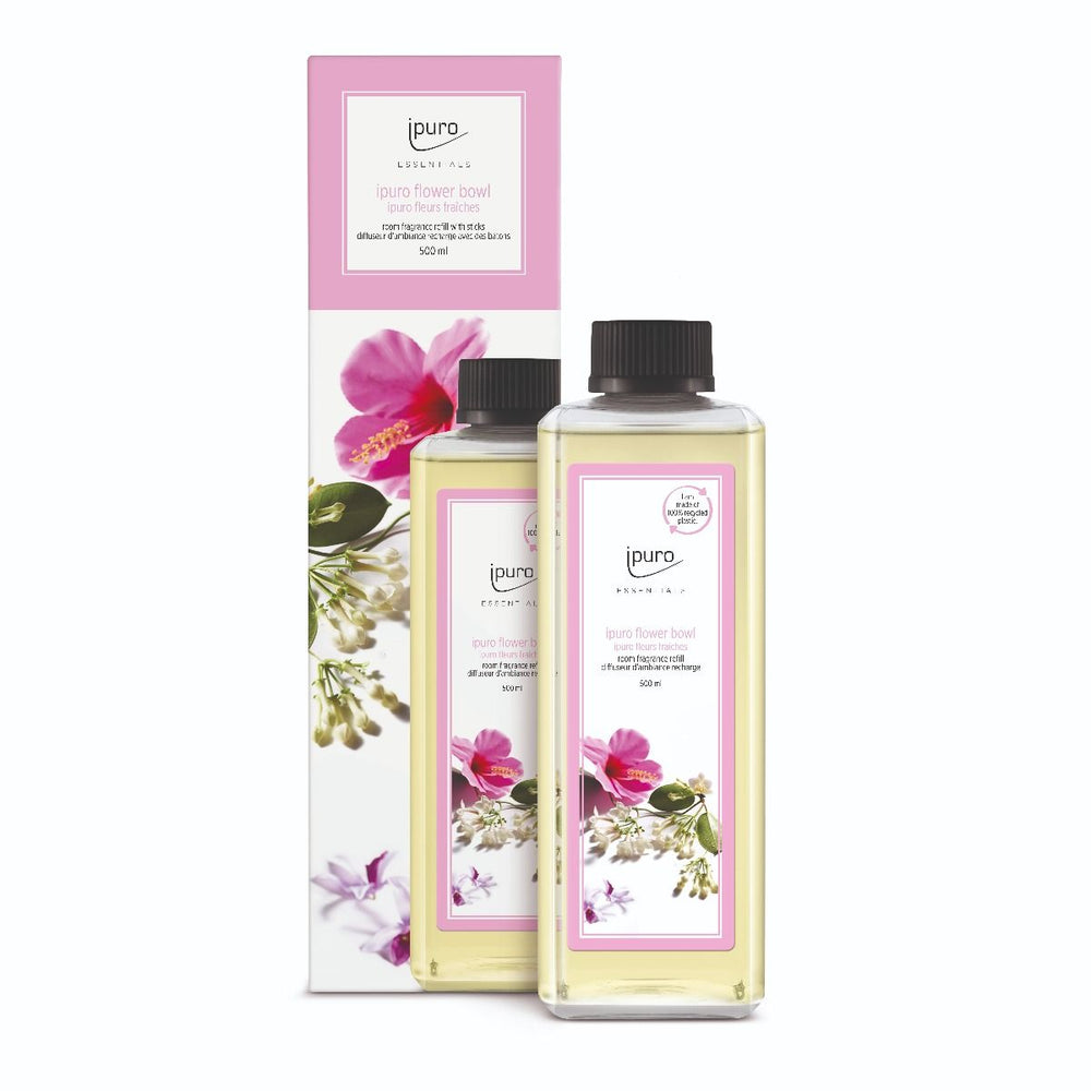 Ipuro geurdiffuser navulling bloemenschaal 500ml