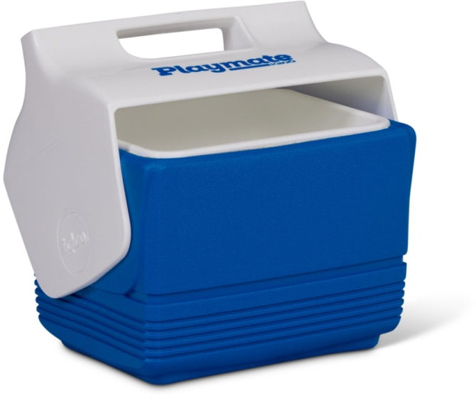 Playmate Mini koelbox 3,8 liter blauw wit