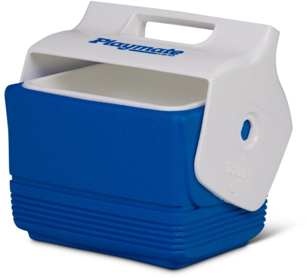 Playmate Mini koelbox 3,8 liter blauw wit