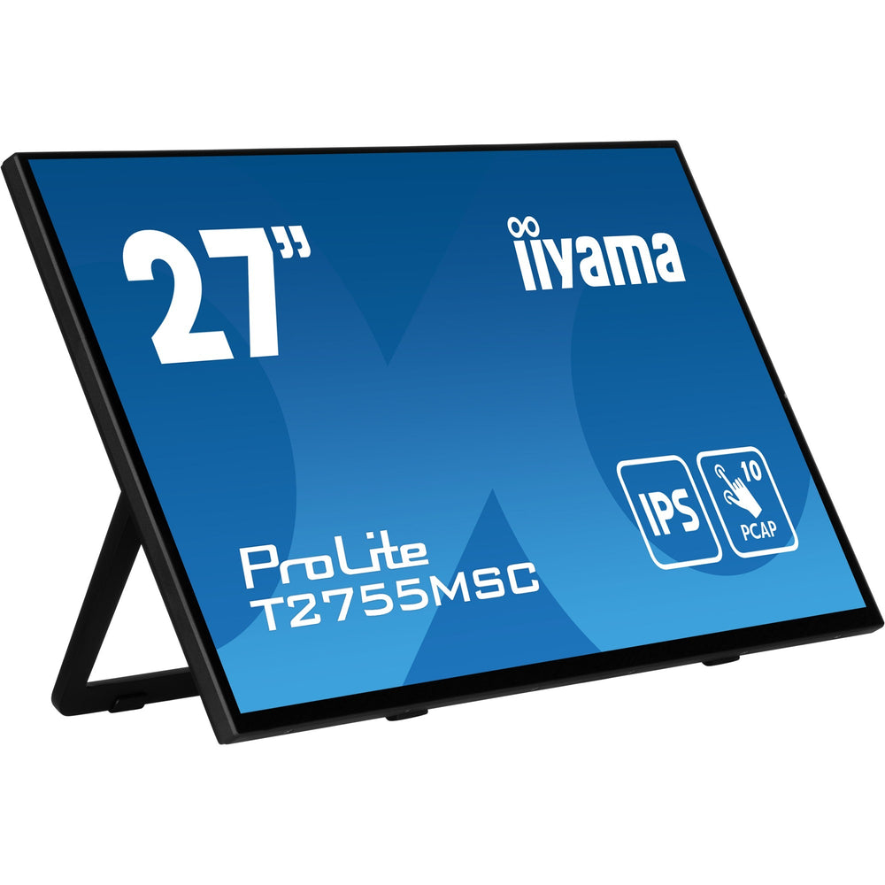 Iiyama prolite t2755msc-b1 27 touchscreen monitor (zwart, hdmi, displayport, 2x usb-a)