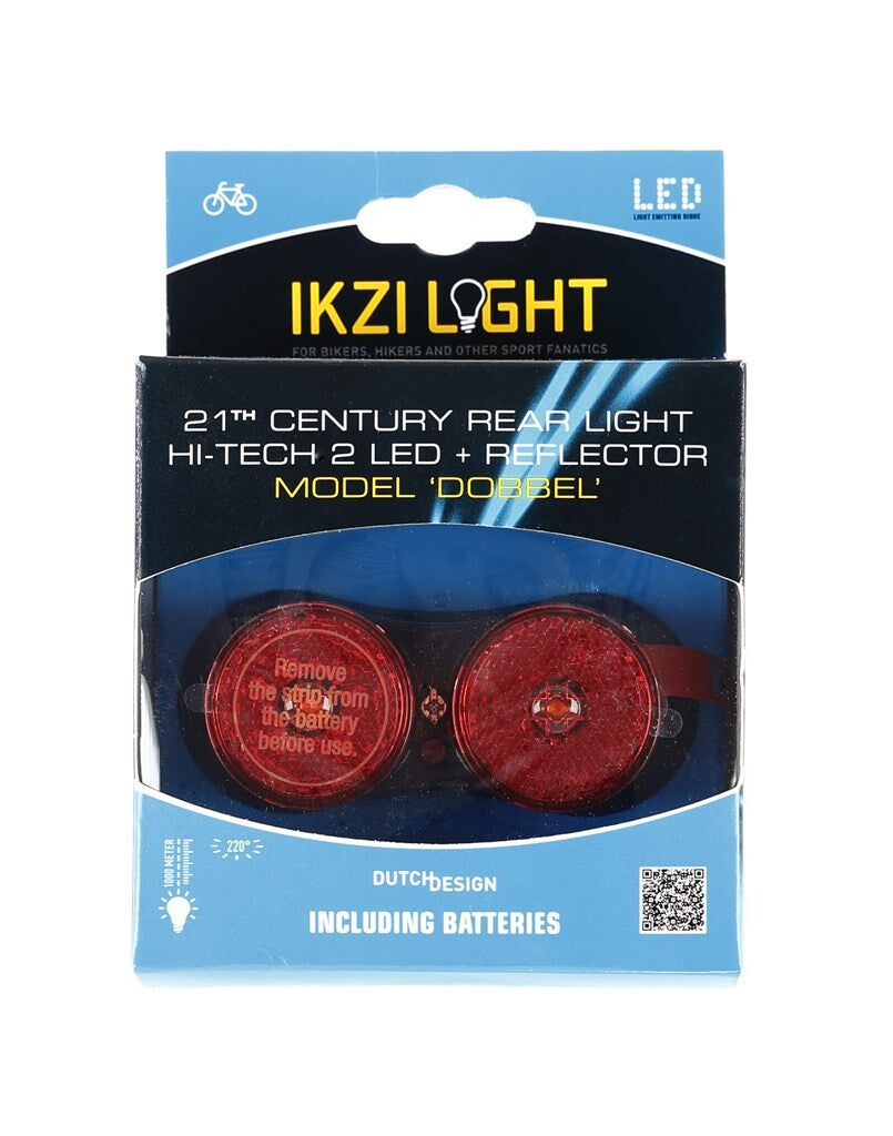 Feu arrière Ikzi Dobbel 2-LED Fender Batterie