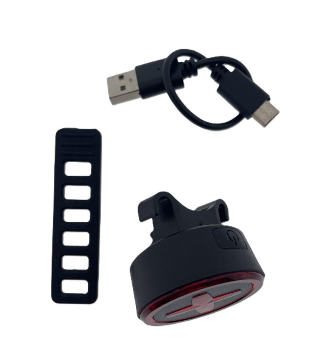 Ikzi light achterlicht mr x met 4014 led, usb-oplaadbaar