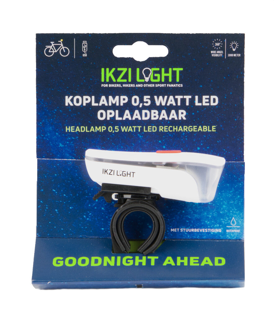Koplamp Ikzi welterusten led usb