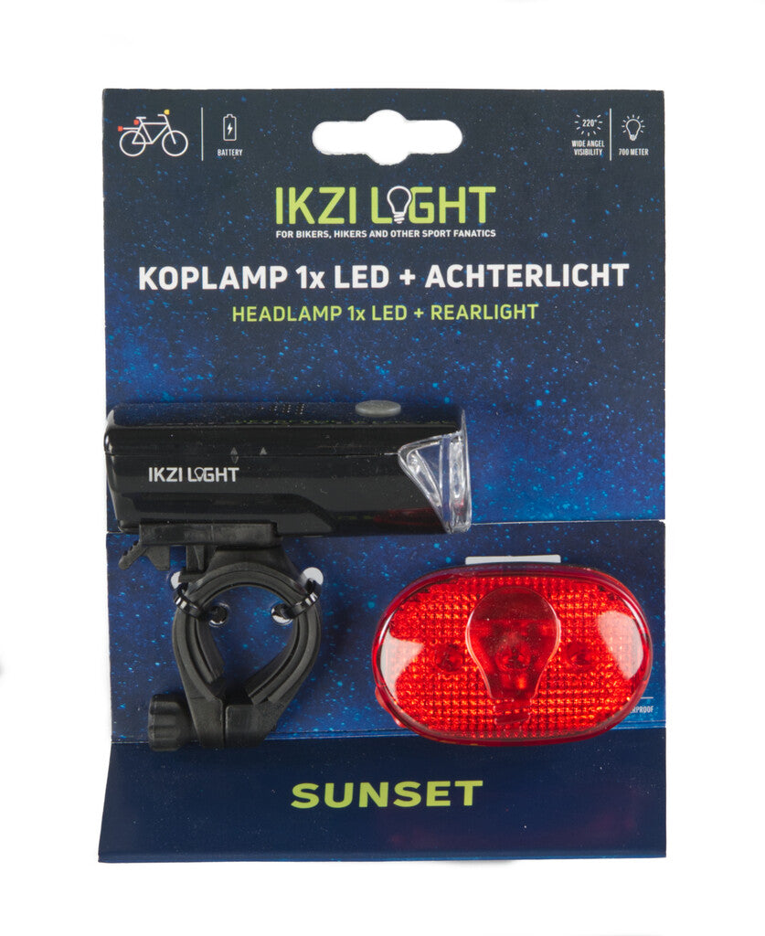 Verlichtingsset ikzi the zonsondergang led - zwart