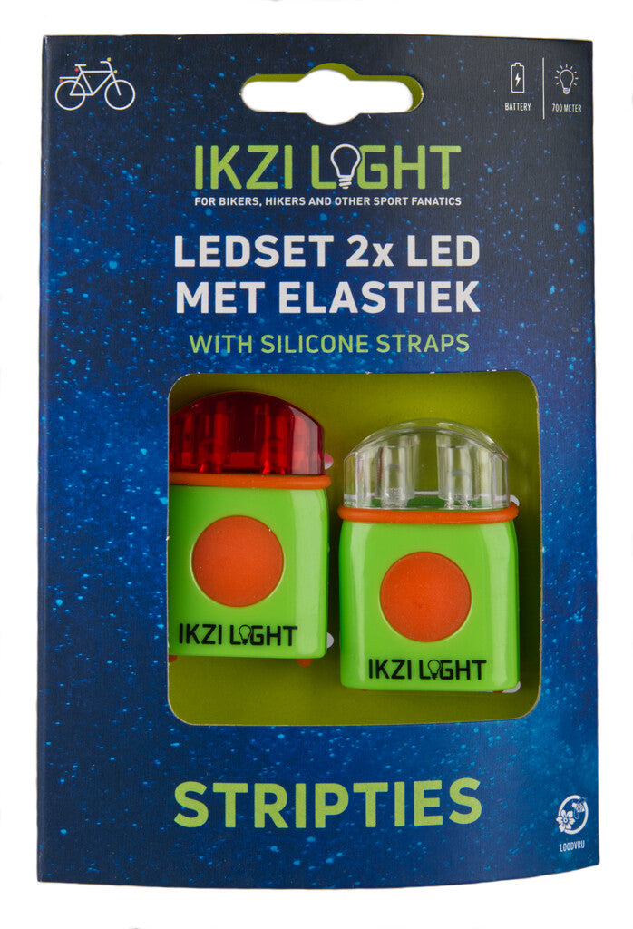 Set d'éclairage vert IkziLight LED Mini silicone (paquet suspendu)