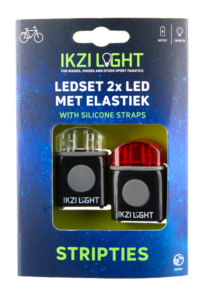Verlichtingsset Stripties LED Zwart