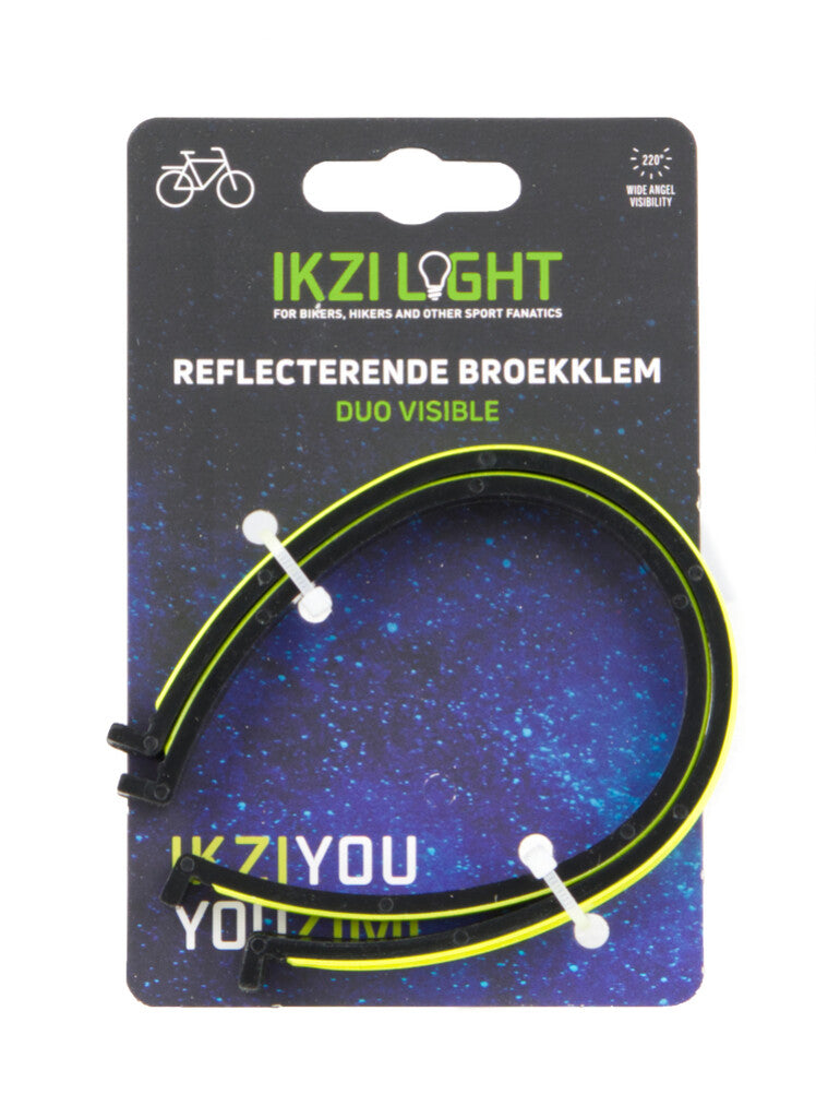IKZI Reflecterende broekklemmen IkziLight Duo Zichtbaar set à 2 stuks