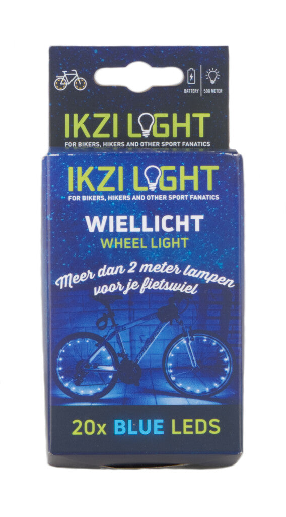 Wielverlichting IKZI voor 2 wielen - blauwe leds