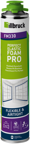 Illbruck fm330 perfect elasticfoam pro | elastisch purschuim | 880 ml - fm330399612