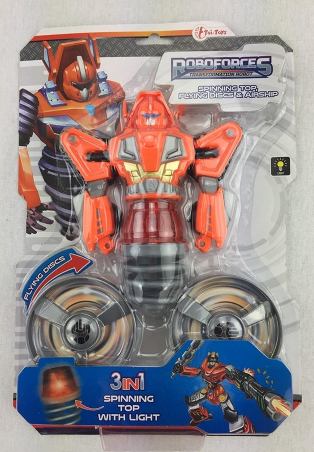 Toi-toys toi toys veranderrobot raceauto vliegtuig