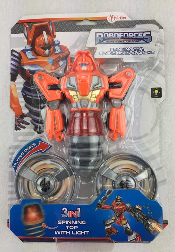 Toi-toys toi toys veranderrobot raceauto vliegtuig