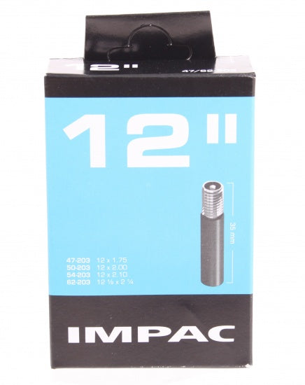 Impac Binnenband (by Schwalbe) AV12 12x1.75 2.35 ETRTO 47 62-203, Ventiel:Schrader auto 35mm