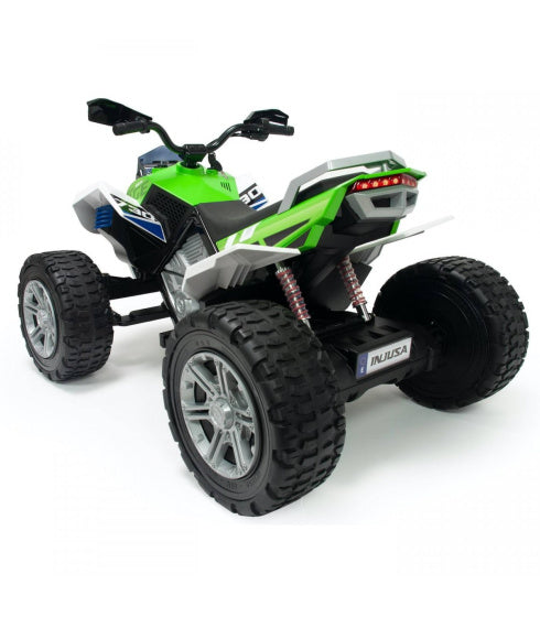elektrische kinderquad Rage 24V groen wit