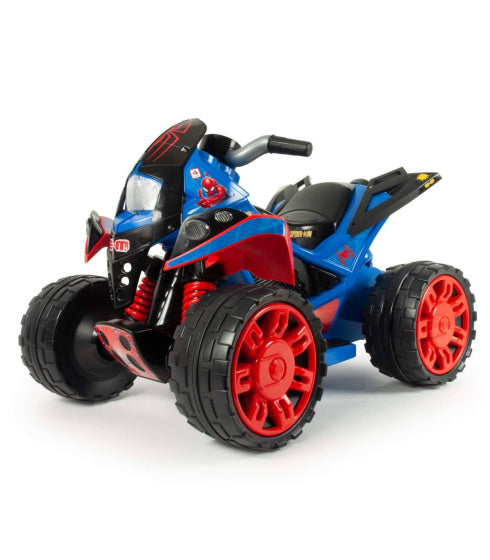 Spider-Man The Beast accuvoertuig quad 12V blauw rood