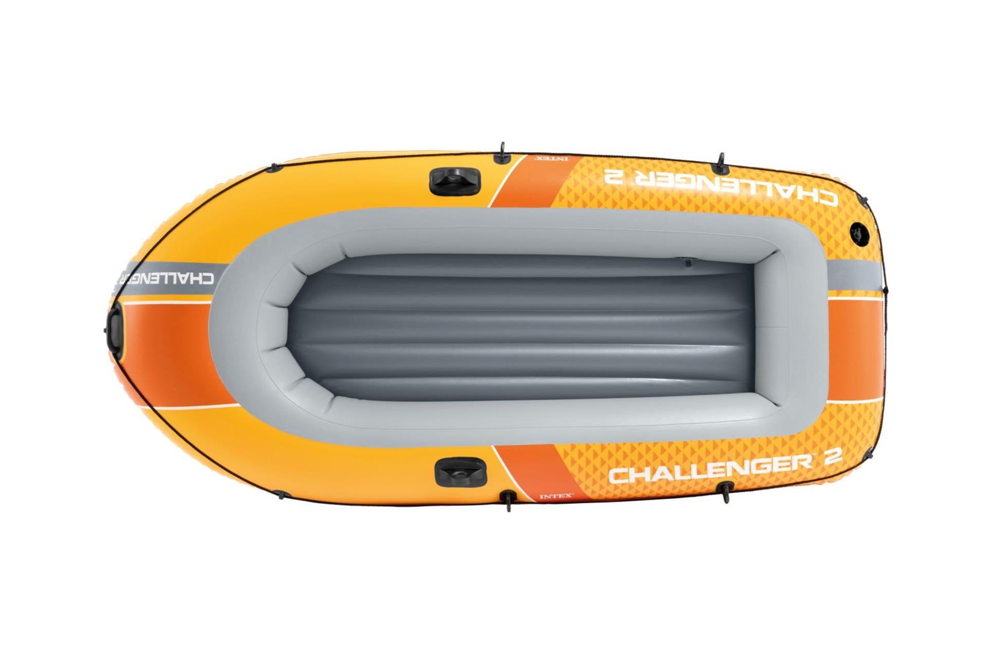 Intex challenger 2-persoons boot set inclusief peddels en pomp 236x114x41cm (