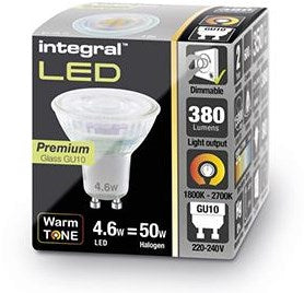Enzo integral led spot gu10 230v 3,6-50w warmtone - led0300