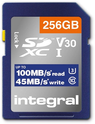 Enzo integral sd geheugenkaart v30 256gb - 9500615