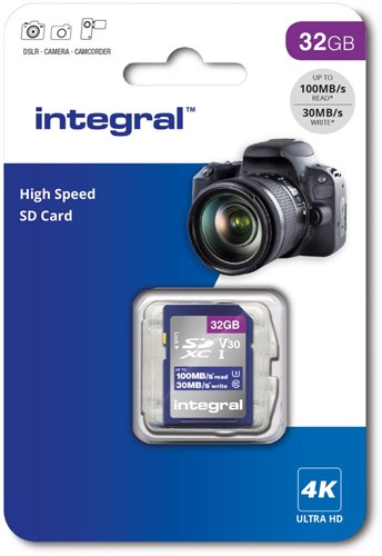 Enzo integral sd geheugenkaart v30 32gb - 9500600
