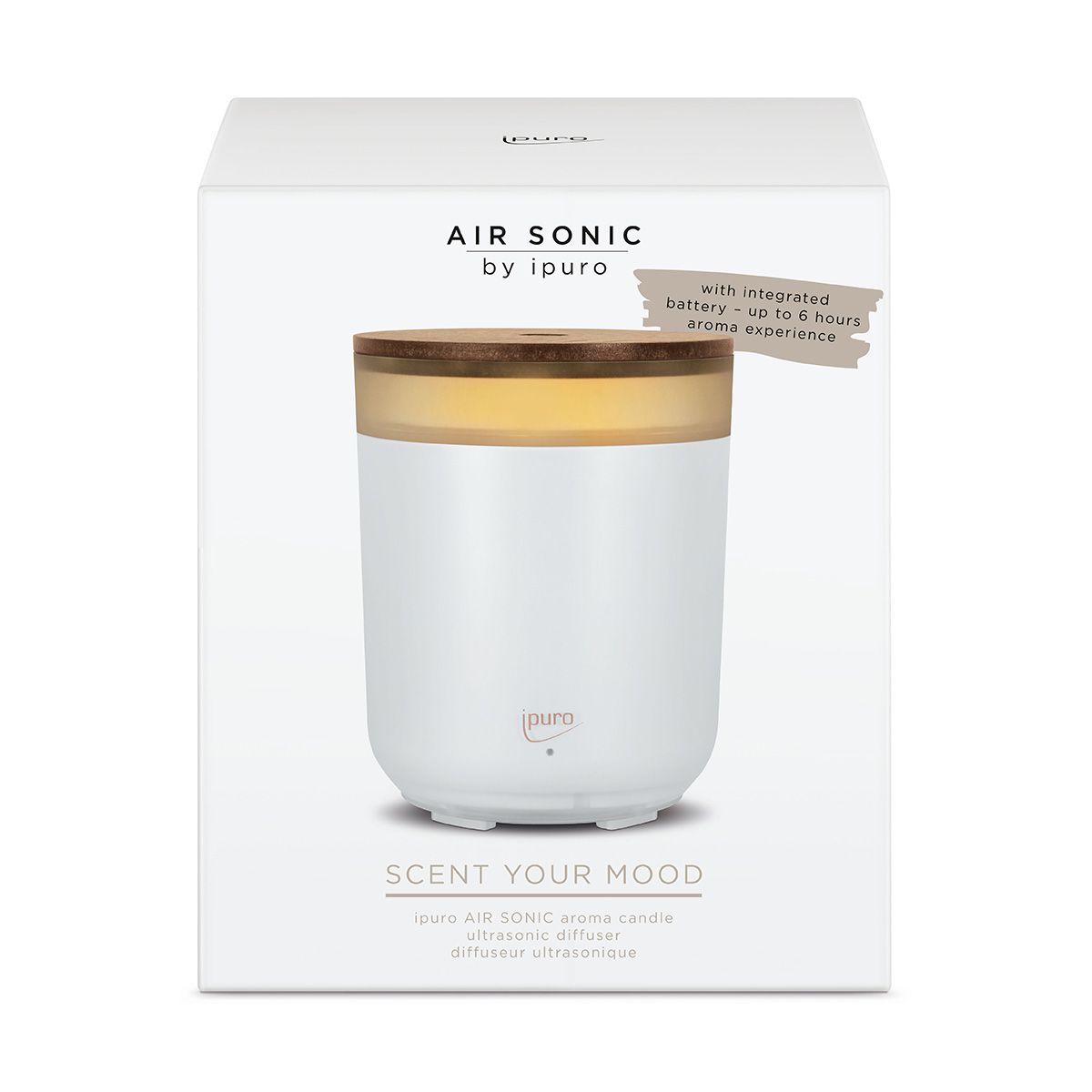 Ipuro air sonic aromakaars wit