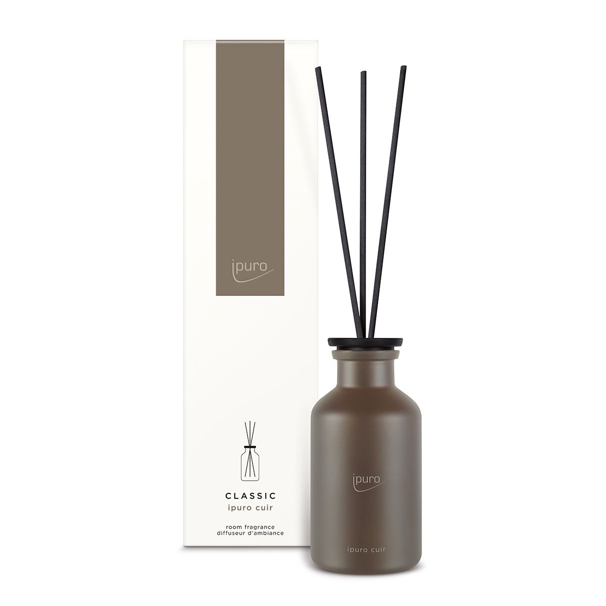 Ipuro geurverspreider leer 240ml