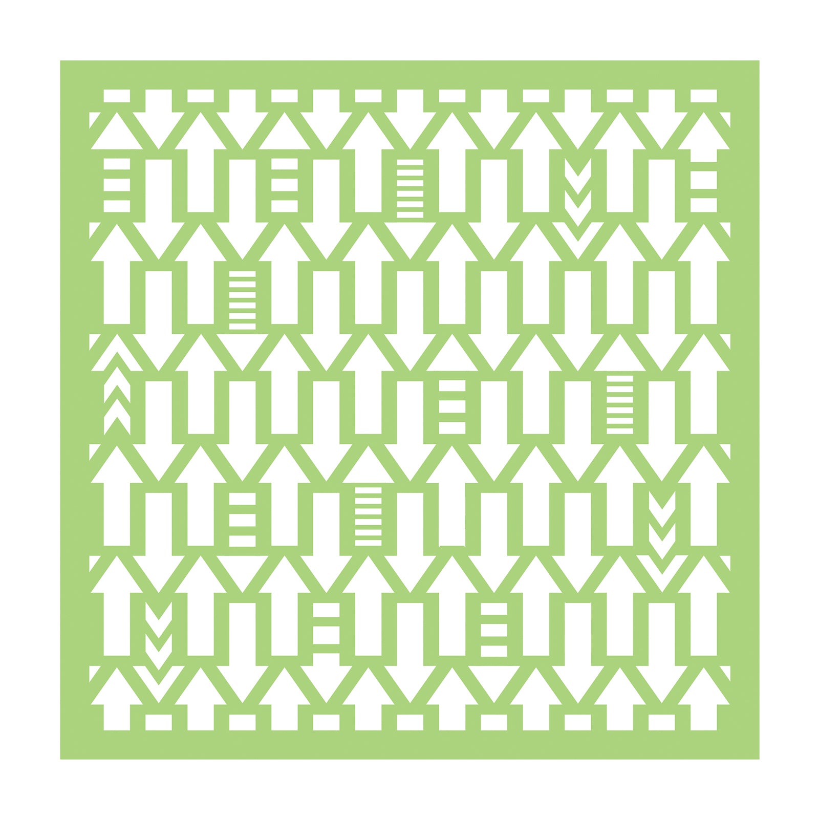 Kaisercraft • designer template 15.2x15.2cm arrows