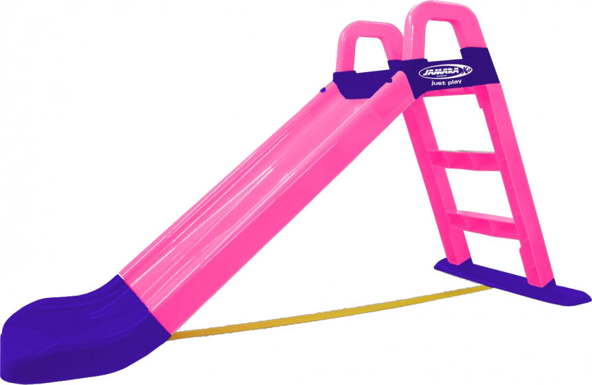 Grappige glijbaan meisjes 145 x 59 x 79 cm roze paars