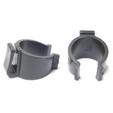 Hesling jasbeschermer clip 20mm zwart